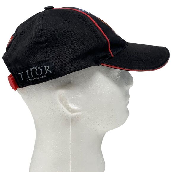 Marvel Studios Thor Dr Pepper Hat Baseball Cap Film Movie 2011 Promo Strapback - Picture 6 of 12